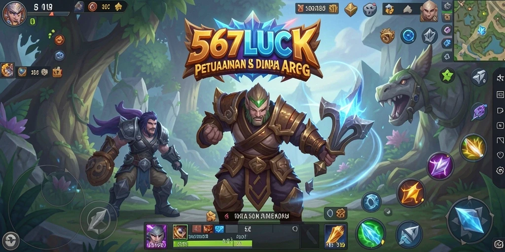 Tangkapan layar utama <strong>567LUCK</strong> menampilkan aksi pertempuran yang mendebarkan.