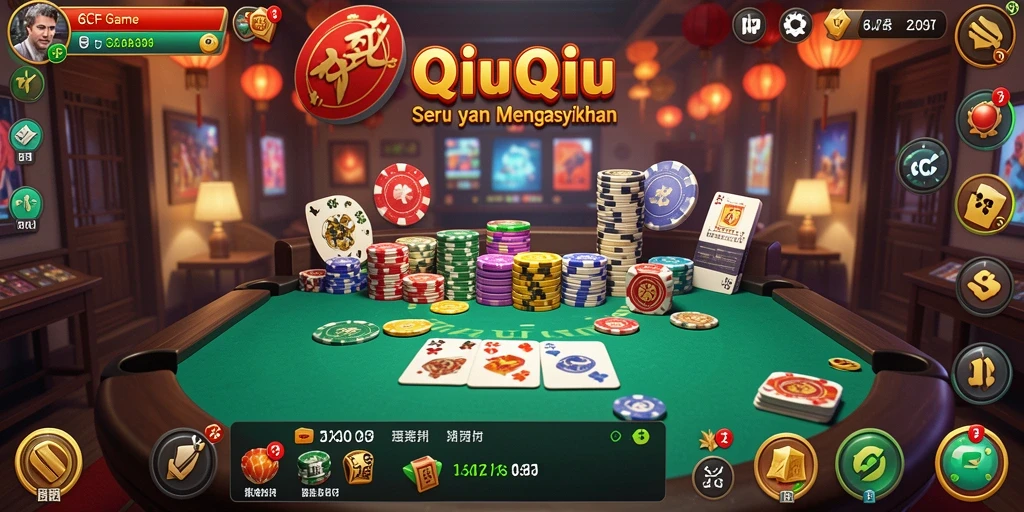 Screenshot gameplay QiuQiu di 6CF yang seru dan menarik.