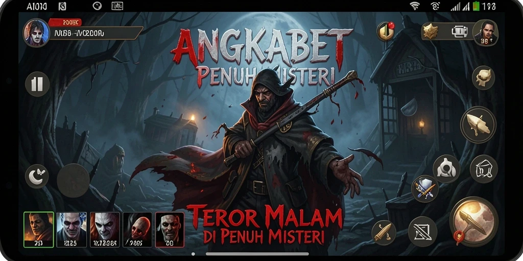 Tangkapan layar ANGKABET dengan suasana horor yang mendebarkan.