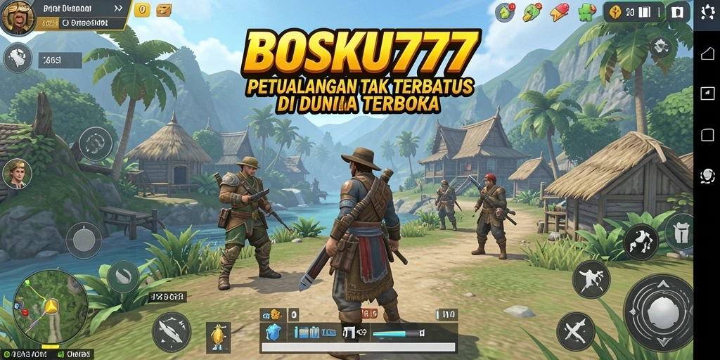 Tampilan gameplay seru dengan fitur dunia terbuka yang luas.