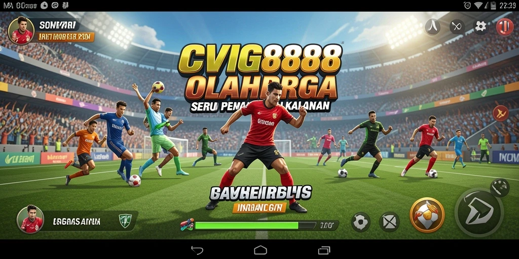 Gameplay seru dari CVG8888 dengan aksi olahraga yang mendebarkan.