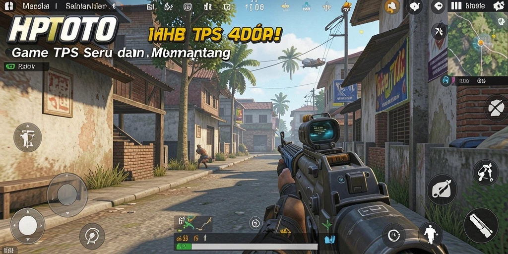 Screenshot HPTOTO menampilkan aksi mendebarkan dalam gameplay TPS yang intens.
