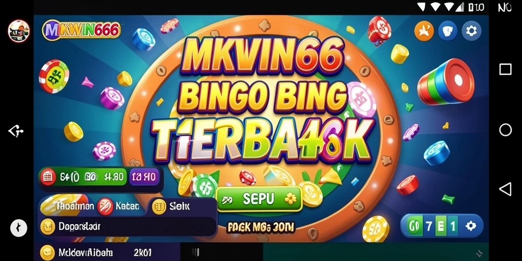 Screenshot utama MKWIN666 menampilkan gameplay seru Bingo.