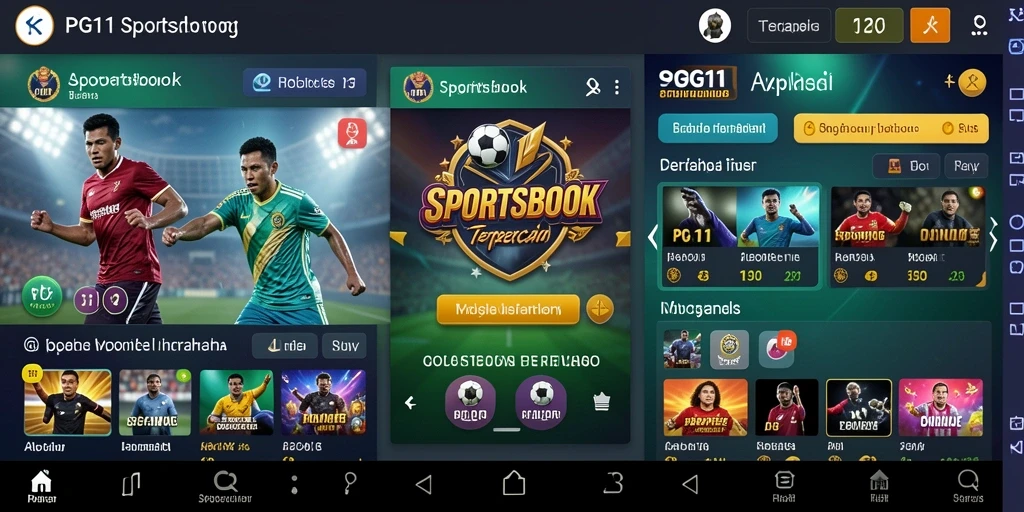Tampilan screenshot PG11 menampilkan aksi taruhan olahraga yang menarik.