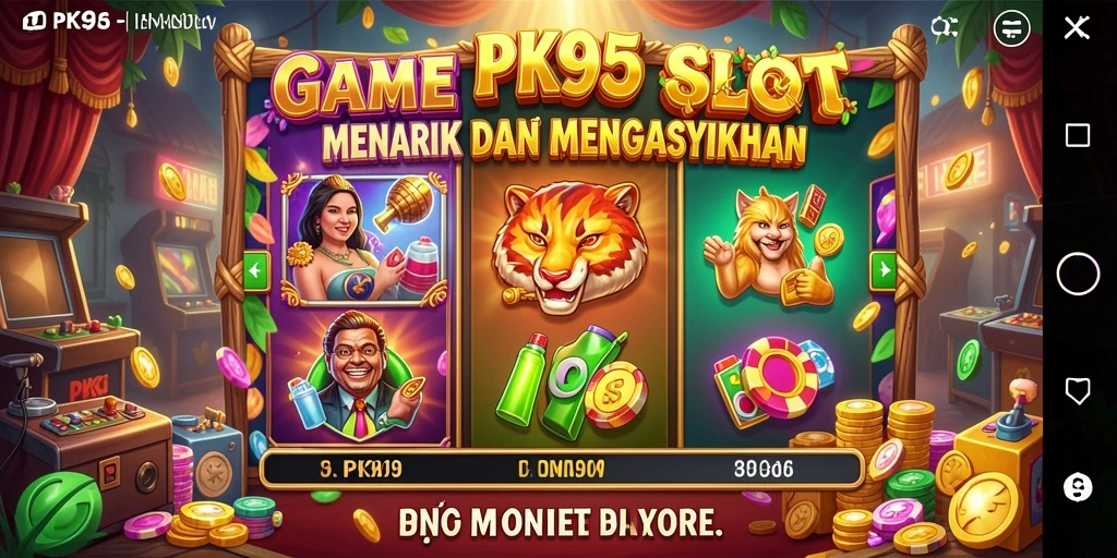Tampilan gameplay PK95 yang menarik dan interaktif dalam permainan Slot.