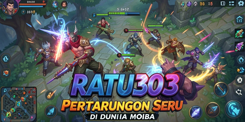 Tampilan gameplay seru dengan berbagai hero di RATU303.