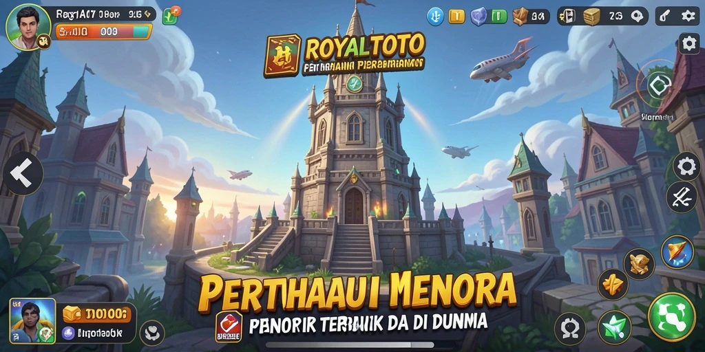 Tampilan gameplay yang mendebarkan dalam ROYALTOTO, penuh aksi dan strategi.