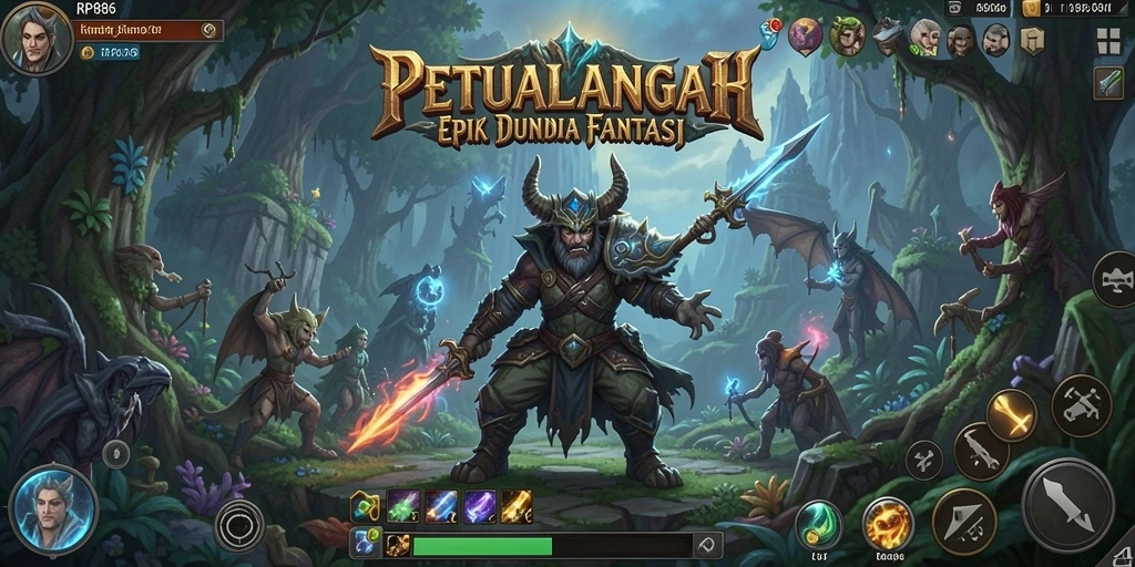 Screenshot menunjukkan aksi seru dalam gameplay RPG yang memikat.