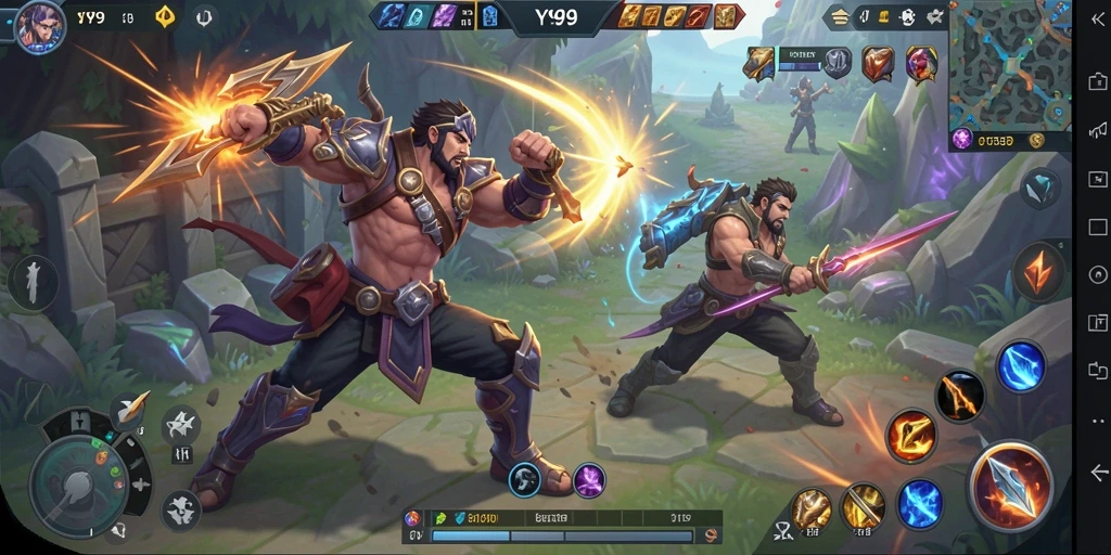 Gameplay seru dan strategis dalam Y89 MOBA.